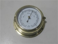 Vtg 6" The Nature Company Brass Barometer Germany