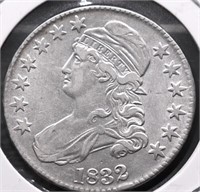 1832 BUST HALF DOLLAR AU