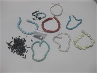 Stone Bead Necklace & Bracelet Pieces