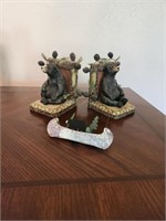 Bear Bookends & Hanging Decor Pc