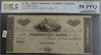 18__(1810S) $5 REMAINDER NOTE FRANKFORT BANK