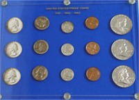 US  PROOF COINS 1961-1963 FROSTED