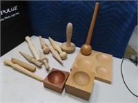LOT of Wooden Forming Tools Jewelry~Craft Making