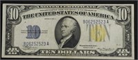 SERIES 1934A $10 N AFRICA WWII SILVER CERTIFICATE