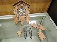 Vintage German Cuckoo Clock w/ Weights
