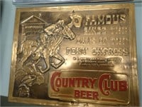 Copper Country Club Beer Sign - 13 1/2"Wx11"H