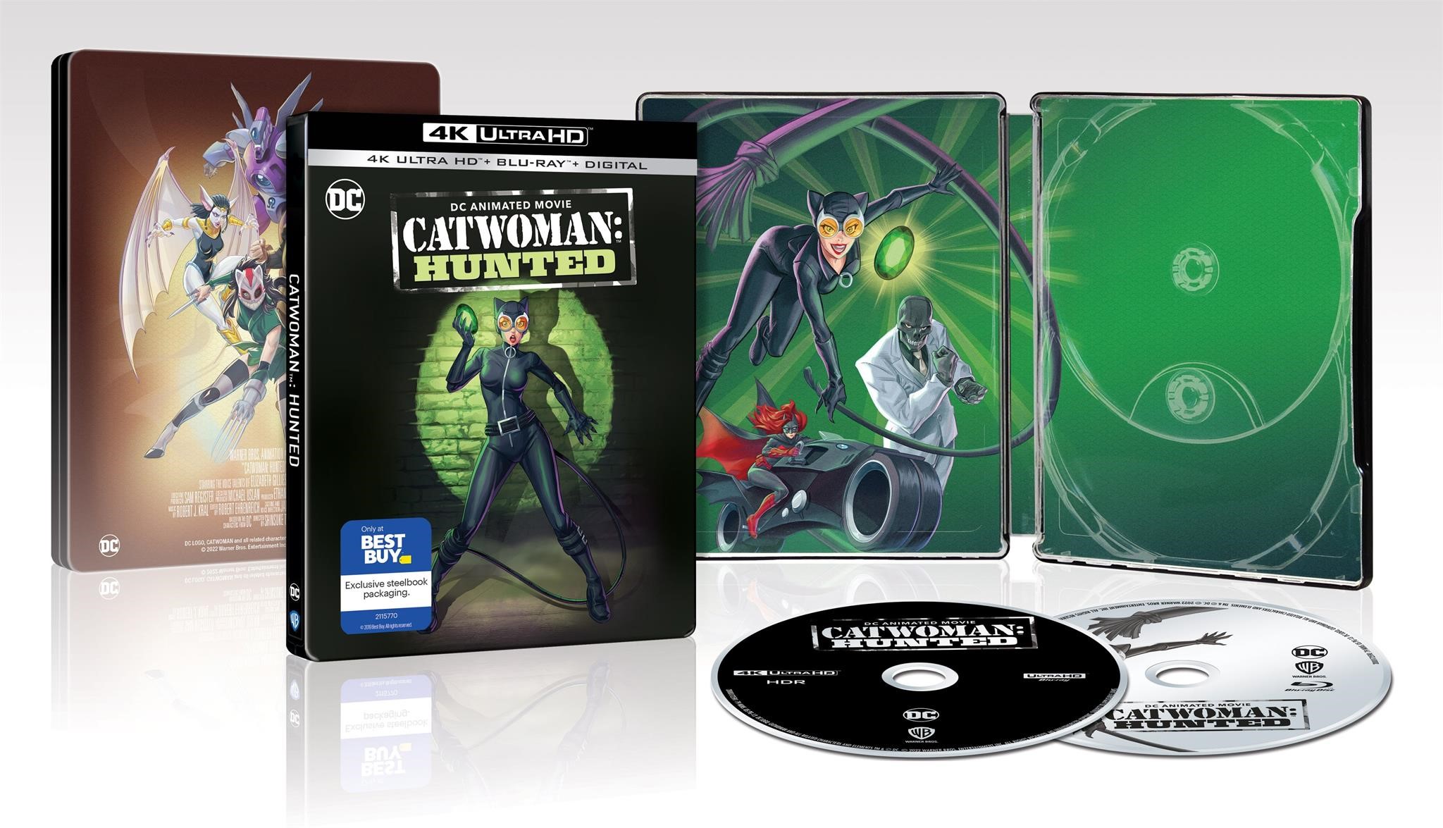 $31  Catwoman: Hunted SteelBook 4K HD Blu-ray '22