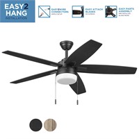 $50  Harbor Breeze 52-in Black Ceiling Fan