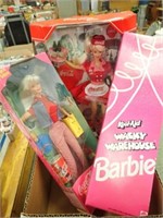 (2) Coca Cola Barbies, Kool-Aid Barbie In Original