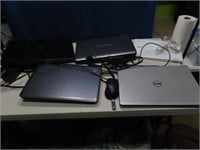 (5) Laptop Computers *Power On...AS IS...Unknown*
