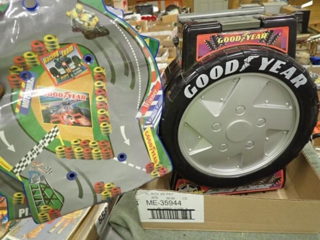 Goodyear Toy Car Storage Case, (2) Goodyear