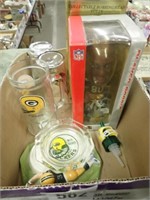 (2) GB Packer Bobble Heads In Original Boxes,