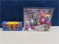 (2) POWDERPUFF GIRLS boxed Toy Sets (2000/99)