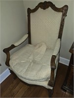 Victorian Style Upholstered Oversized Chair