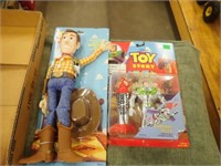 Toy Story:  Buzz Light Year & Woody Figurines
