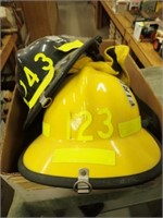 (2) Fire Fighter Helmets
