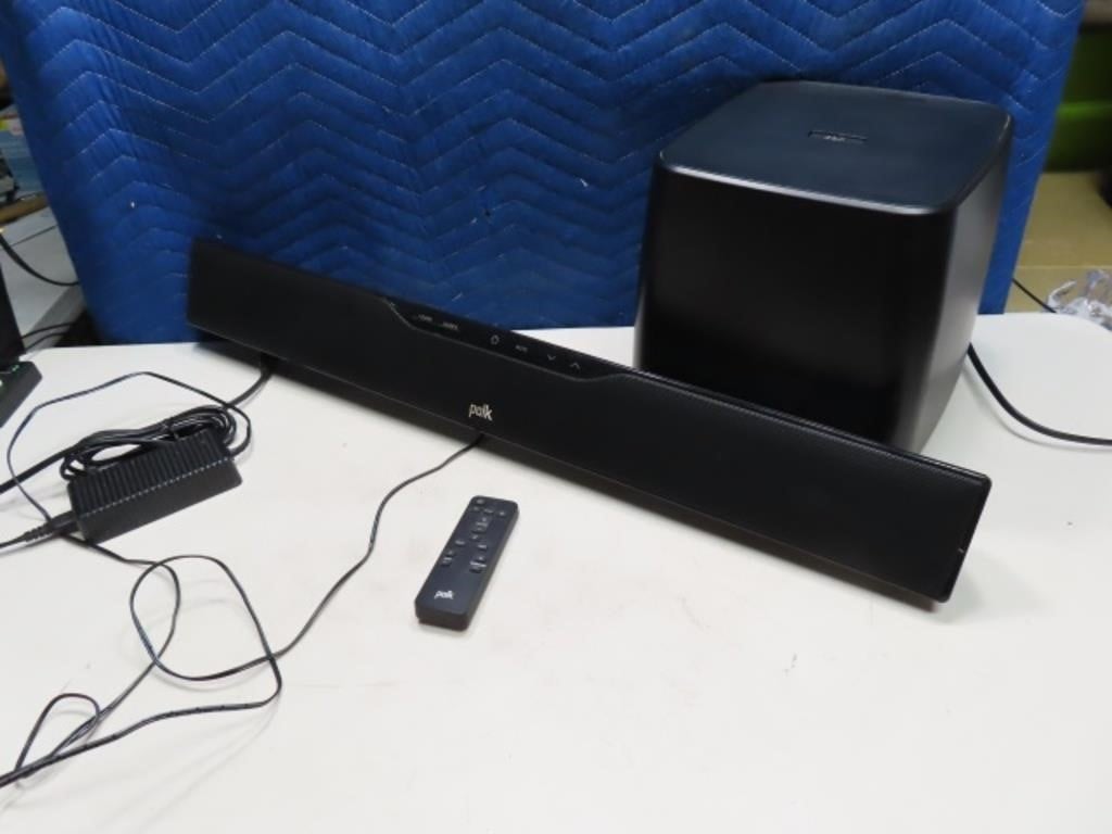 POLK Audio Soundbar & Base Setup
