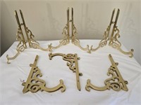 Set of 6 Brass Stands