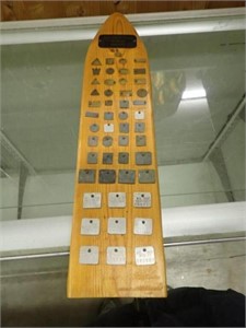 Wis. Trap Tags - 1923-1973 Display