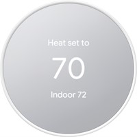 $130  Google Nest Smart Wifi Thermostat - Snow
