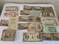Collection of Old Foreign Paper Money