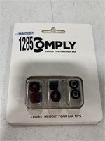 COMPLY EARBUD TIPS 3 SETS
