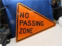 NO PASSING ZONE 36x24 Sign
