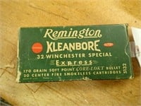 (19) Rem. Kleanbore 32 Win. Special Cartridges