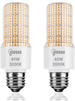 RIUVAO, 2 PACK OF LED CORN LIGHT BULBS, 5000 LM.,