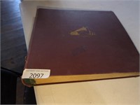 Victrola Case of old thick records