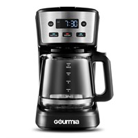 $30  Gourmia 12-Cup Programmable Coffee Maker