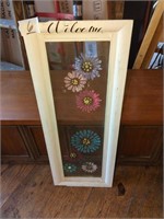 Floral Welcome wall decor