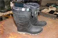 Size 13 Kamik Insulated Steel Toe Rubber Boots