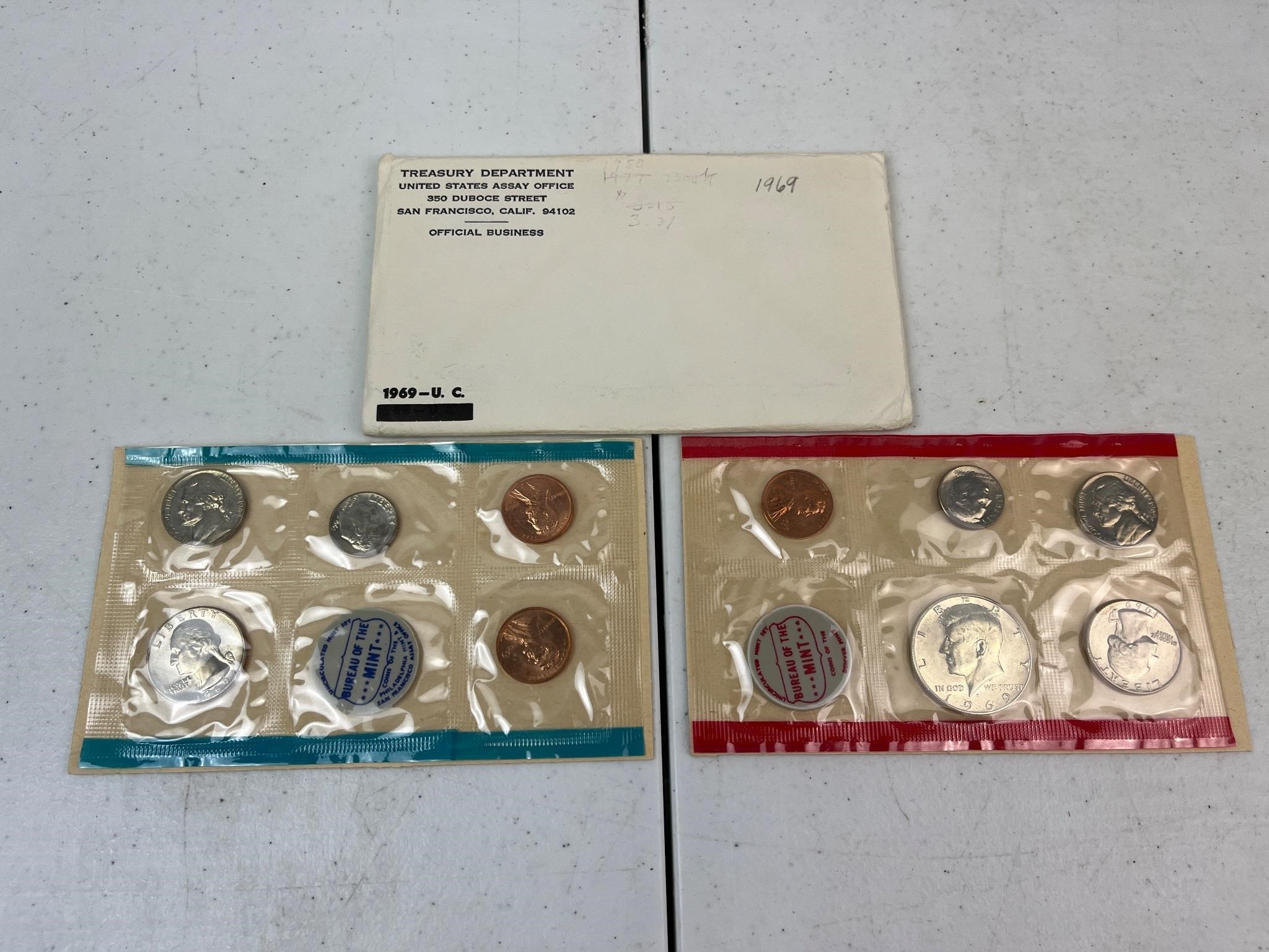 1969 United States Mint Uncirculated Set
