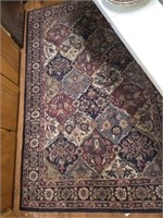 Large Multi-colored Area Rug 7 ½ ft x 5 ft