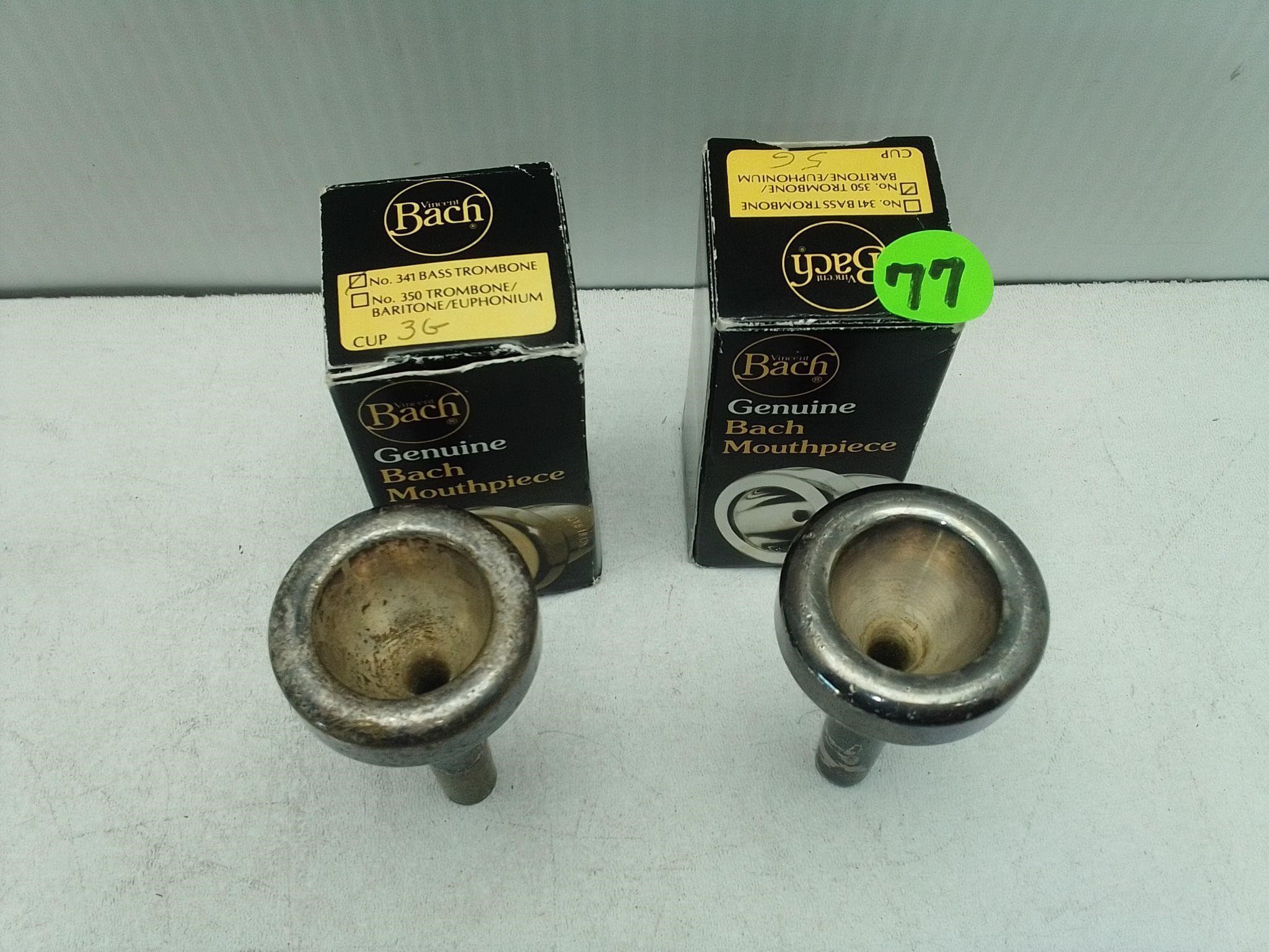 2-CONN 3 BRASS MOUTHPIECES NOT IN ORIGINAL BOXES