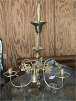 Vintage Victorian Style Brass Chandelier