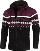 medium Men's Long Sleeve Cardigan Sweater Winter T