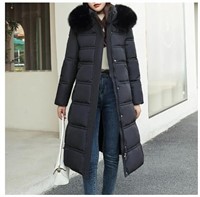 IROINID Women's Winter Warm Mid-Long Coat Solid Co