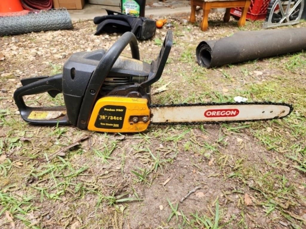 Poulan pro gas chain saw