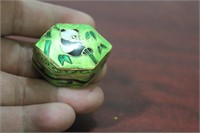 A Chinese Cloisonne Panda Trinket Box