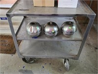 Industrial Stainless Steel Roll Around Cart