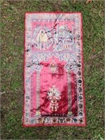 Beautiful red Persian style rug