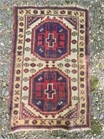 45" by 28" vintage Persian rug