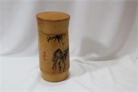 A Chinese Bamboo Teabox