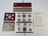 1984 United Stated Uncirculated Sets “D” and “P”