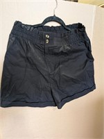 3XL Women ruffle shoffle waist shorts