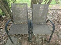 Pair of outdoor chairs