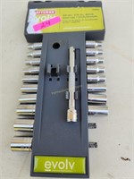 Craftsman, 1/4 inch drive sockets. SAE & Metric