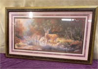 Home Interior and Gifts Framed Deer Picture